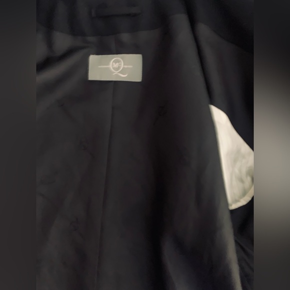 Alexander McQueen X McQ Black Wool Asymmetrical Zip Up Coat Jacket IT48 USM - Picture 11 of 12